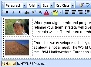 WYSIWYG Editor